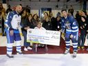 The Kids' Hockey Marathon at the Chestermere Rec Center came to an end with a new world record and $850,000 dollars raised for the Alberta Children's Hospital Foundation in Chestermere on Monday, April 11, 2022.