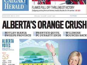 On May 5, 2015, Rachel Notley led the New Democrats to a historic first victory in the Alberta election. The majority victory toppled the Progressive Conservative dynasty that had been in power since 1971 and drove leader Jim Prentice from politics. The NDP took 53 seats while the Wildrose party captured 21 to form the official Opposition. The once-mighty PCs were reduced to 10 seats.