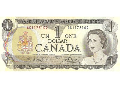 Today in history: The last Canadian $1 bill printed