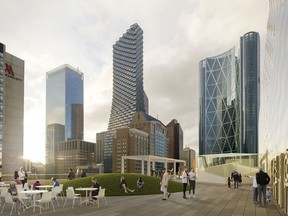 A rendering of the fifth floor rooftop terrace, part of the $120-million renovation planned for Glenbow. Part of the terrace will be named after the Michelle O'Reilly Foundation, which donated $1.5 million.  Courtesy, Glenbow Museum.