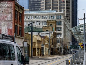 Pictured is 7 Ave S.W. between 1st and Centre St. in downtown Calgary on Tuesday, May 10, 2022.