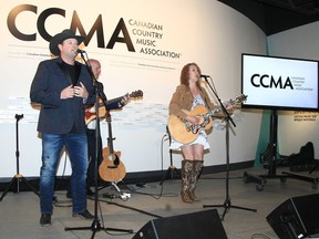 Gord Bamford performs at the National Music Centre Country Music Hall of Fame following an announcement the 40th Canadian Country Music Awards will be returning to Calgary this September. Tuesday, May 17, 2022. Brendan Miller/Postmedia