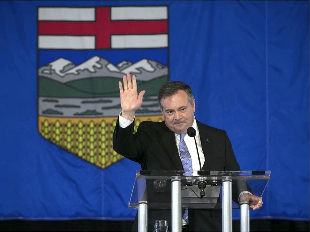 Following a 51.4 per cent approval rating from the leadership review, Jason Kenney stepped down as leader of the United Conservative Party on Wednesday evening, May 18. JIM WELLS/Postmedia