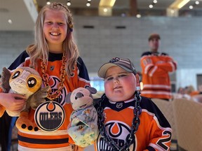 Ben Stelter at Rogers Place for an Edmonton Oilers playoff game against the Los Angeles Kings on May 8, 2022.