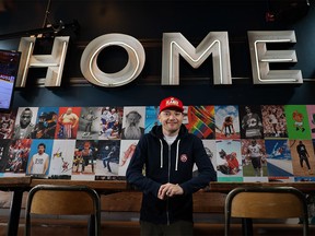 Home and Away co-owner Pete Emes was photographed in the Beltline sports bar on Thursday, May 19, 2022. Calgary bars and restaurants are enjoying a boost in business as the Calgary Flames continue their quest for a Stanley Cup.