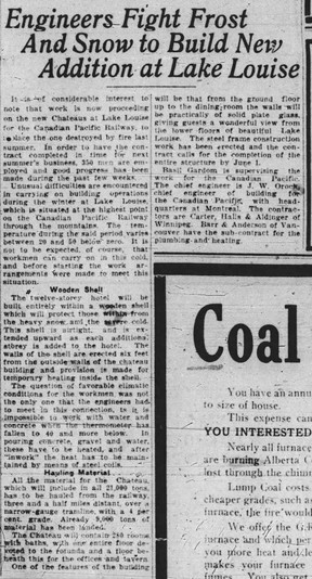 Calgary Herald, 8 Nov 1924.