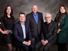 Members of the Libin family including Eda Libin, Louis Libin, Bob Libin, Alvin Libin and Nora Lee. The Libin Foundation has donated $7.5 million over 10 years to the Libin Cardiovascular Institute in Calgary.