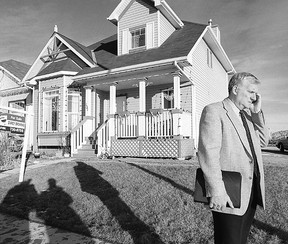 FILE PHOTO: Sgt. George Rocks in front of the Bohnet house. Rocky Bohnet was convicted March 27, 2002, of killing Candy Anten-Bohnet, 30, and sentenced to life imprisonment with no hope of parole for 25 years.