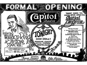 Capitol Theatre opens in Calgary