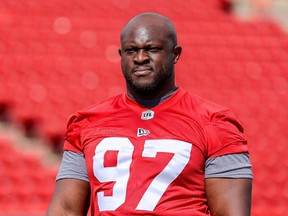 Calgary Stampeders defensive lineman and player rep Derek Wiggan says “we want to play (a pre-season game) on Saturday. But things have to get taken care of before we get to that point,” referring to adjustments to the tentative collective bargaining agreement that was voted down by players on Monday.