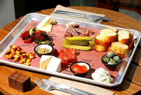 Assorted Tuscan appetizers from Central Taps.Darren Makowitchk / Post Media