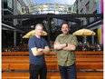 Owners PJ L'Heureux, left, and Scott Frank of Central Taps and Food on 12th Avenue  S.W. in Calgary. Darren Makowichuk/Postmedia