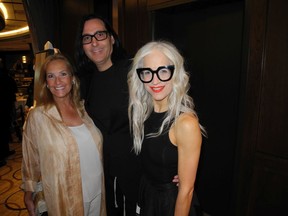 CPO supporters, left to right, Andrea Brussa, Patrick Hunter and Sharie Hunter.