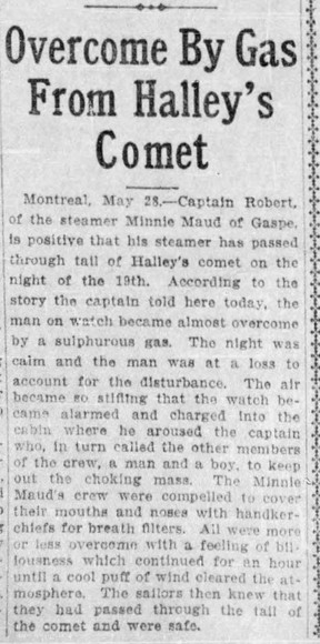 Calgary Herald; May 28, 1910.