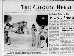 Calgary Herald front page