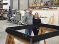 Richard and Ashley Munro, in their 35,000-square-foot Evolution Glass plant, have come a long way from their first job of fixing a broken front door to multimillion-dollar projects.