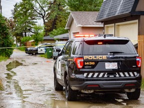 Calgary Police were on the scene of a shooting that took place at the 2200 block of 45 St. S.E. on Tuesday.