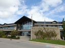 The City of Chestermere town hall is shown, east of Calgary, on Sunday, June 19, 2022.