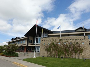 The City of Chestermere Town Hall will be displayed on 19 June 2022.