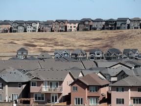 FILE PHOTO: The neighbourhoods of Sage Hill and Evanston on the northern edge of Calgary were photographed on Thursday April 26, 2018.