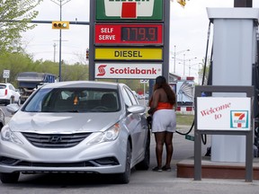 FILE PHOTO: Gas prices continue to rise in Calgary on Wednesday, June 1, 2022.