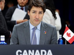 Prime Minister Justin Trudeau at this week's NATO summit in Madrid.