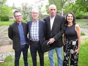 Brooks: Rouge Garden Party raises money for men and girls At the Rouge Garden Party on June 9, from left: Shawn Lavoie, chairman of the Simon House Recovery Center board; Mike Cullen, Vice Chairman of the Board; Remember when Jim Coleman from Ranch; and Simon House, head of administration Priya Reynaud. Photos, Bill Brooks