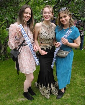 Brooks: Rouge Garden Party raises money for men and girls From left to right: Machaila Jensen, lab student in the Addictions and Community Services program at Reeves College; Taina Velsink, Haven's Way alumna and keynote speaker this evening; and Heidi Griffin, support coach at Safe Haven.