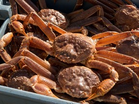 Seafood exports surged in April, driven by higher prices and volumes for crabs.