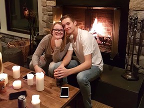 Photos released by family via Calgary Police show Macy Boyce and Ethan Halford, a pair of college students killed on June 17 in a fatal crash on the freeway near Three Hills, Alberta.
