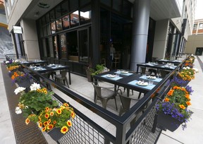 You can dine inside or outside on the patio at Kama, located in the District at Beltine. Darren Makowichuk/Postmedia