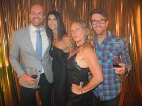 From left: Mawer’s Andrew Johnson, Allison Webb, Carla Moroz and Paul Moroz.