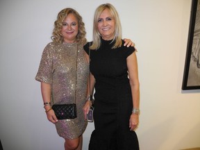 LOOK 2022 vice-chair Kim Berjian, left, with Holt Renfrew divisional vice-president and GM Deb Kerr.