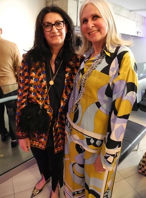 Interior designers Monica Stevens, left, and Sharon Martens.