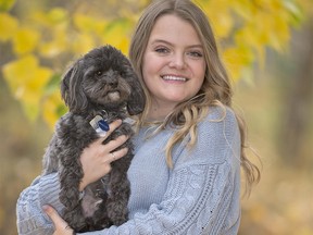 A photo released by family through the Calgary Police Department shows Macy Boyce, a college student who was killed in a fatal accident on the highway near Three Hills, Alberta, on June 17.