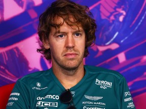 Sebastian Vettel's T-shirt at the recent Grand Prix in Montreal gives reason to look at the effectiveness of how Alberta's "war room." Getty photo.
