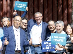 Travis Toews, candidate for leader of the United Conservative Party, officially launched his campaign at the Rotary House on the Stampede Grounds, alongside family, friends, and supporters in Calgary on Saturday, June 4, 2022.