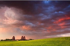 Rowley on a stormy sunrise.  Courtesy of Andrew Penner