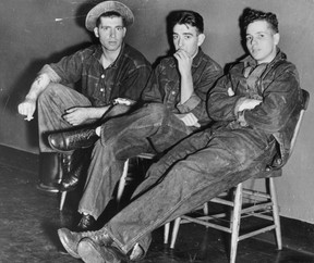 It has been 149 years since Levi Strauss & Co. created Levi's Jeans.  Here, a group of American teenagers posed in 1955 dressed in denim.