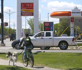Gas prices are stuck at 191.9 in Calgary, higher than prices in Toronto.