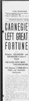 From Calgary Herald front page, Aug. 28, 1919.