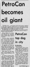 From Calgary Herald front page on Aug. 13, 1985.