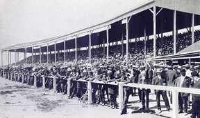 The old Calgary Stampede grandstand was packed in the 1930s.