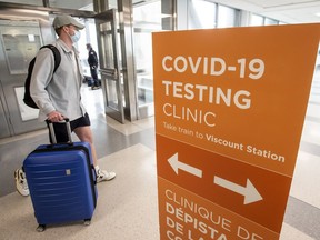 Random COVID-19 screening resumed on July 19 for vaccinated international travellers arriving in Canada after the original program, which randomly selected travellers for on-site testing at the airport, was suspended in June after being blamed for causing excessive delays at airports amid the summer travel rush.