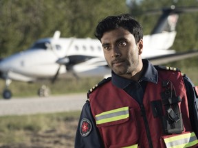 Calgary-raised actor Praneet Akilla stars in SkyMed.  Courtesy, CBC.