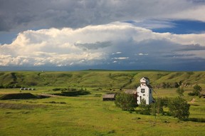 Sharples is located in a beautiful valley west of Drumheller.  Courtesy Andrew Penner