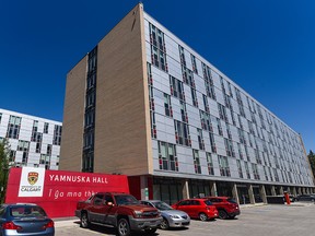 Residences at the University of Calgary, including Yamnuska Hall, are already full as the city's rental market tightens.