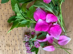 Rose petals can add an interesting flavor to herbal tea.  Courtesy, Deborah Meier