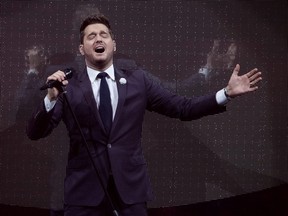 Michael Buble will perform in Calgary Oct. 4.