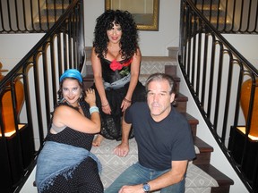 Carmen Under the Stars held Aug. 6 was a feast for the senses. Pictured at the Honens Summertime Soiree are legendary mezzo-soprano Julie Nesrallah (centre) in the lead role of Carmen with cast mates Cristina Pisani in the role of Frasquita and Richard Troxell in the role of Don Jose.
